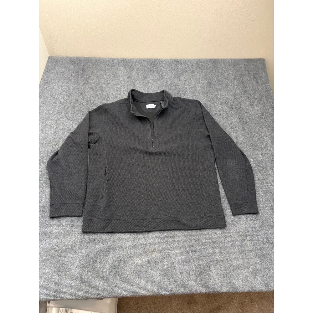 7 Diamonds Restoration Performance Quarter Zip Sweater Gray XXL RSPW-1011